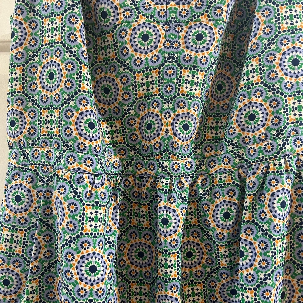 Jcrew Colorful Patterned Sleeveless Dress - Picture 2 of 8